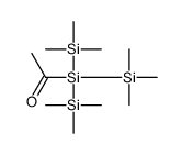 1-tris(trimethylsilyl)silylethanone Structure