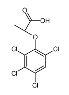 (2S)-2-(2,3,4,6-tetrachlorophenoxy)propanoic acid Structure
