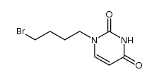 1-(4-bromobutyl)uracil Structure