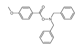 N,N-Dibenzyl-O-(p-anisoyl)hydroxylamine结构式