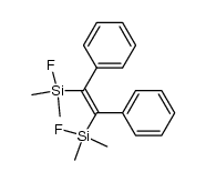 cis-1,2-bis(fluorodimethylsilyl)-1,2-diphenylethene Structure