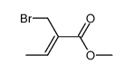 2-bromomethyl-but-2-enoic acid methyl ester结构式