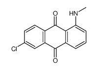 6-chloro-1-(methylamino)anthracene-9,10-dione Structure
