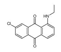 7-chloro-1-(ethylamino)anthracene-9,10-dione结构式