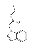 ethyl 2-indol-1-ylacetate结构式