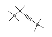 Silane, (3,3-dimethyl-1-propyne-1,3-diyl)bis[trimethyl- structure