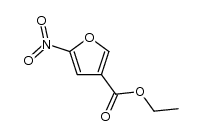 5-nitro-furan-3-carboxylic acid ethyl ester结构式