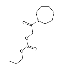[2-(azepan-1-yl)-2-oxoethyl] propyl sulfite Structure