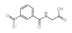 2-[(3-nitrobenzoyl)amino]acetate structure