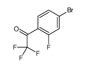 1-(4-Bromo-2-fluorophenyl)-2,2,2-trifluoroethanone结构式