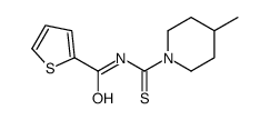 N-(4-methylpiperidine-1-carbothioyl)thiophene-2-carboxamide Structure