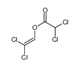 2,2-dichloroethenyl 2,2-dichloroacetate结构式