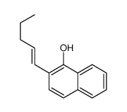 2-pent-1-enylnaphthalen-1-ol结构式