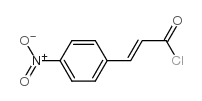 反式-4-硝基肉桂酰氯结构式
