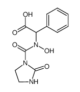 [hydroxy-(2-oxo-imidazolidine-1-carbonyl)-amino]-phenyl-acetic acid Structure
