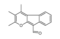 2,3,4-trimethylindeno[2,3-b]pyran-9-carbaldehyde Structure