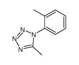 5-methyl-1-(2-methylphenyl)tetrazole Structure