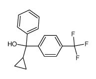 cyclopropyl(4-trifluoromethylphenyl)phenylmethanol Structure