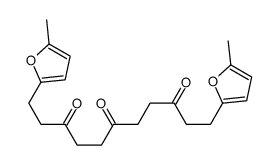 1,11-bis(5-methylfuran-2-yl)undecane-3,6,9-trione Structure