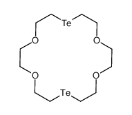 1,4,10,13-tetraoxa-7,16-ditelluracyclooctadecane Structure