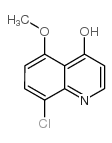 8-Chloro-5-methoxyquinolin-4-ol structure