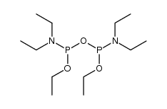 bis(ethyl hydrogen diethylphosphoramidite) anhydride Structure