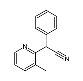 (3-methyl-pyridin-2-yl)-phenyl-acetonitrile Structure