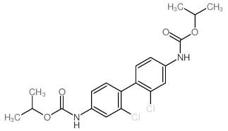 Carbamic acid,(2,2'-dichloro[1,1'-biphenyl]-4,4'-diyl)bis-, bis(1-methylethyl) ester (9CI)结构式