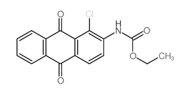 ethyl N-(1-chloro-9,10-dioxo-anthracen-2-yl)carbamate structure