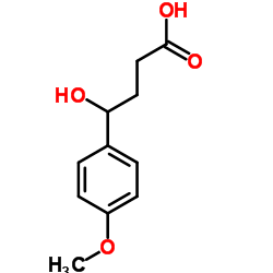4-羟基-4-(4-甲氧基苯基)丁酸结构式