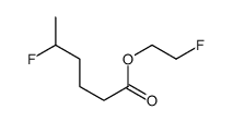 5-Fluorohexanoic acid 2-fluoroethyl ester structure