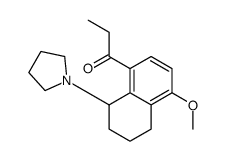 1-(5-Methoxy-8-propionyl-1,2,3,4-tetrahydronaphthalen-1-yl)pyrrolidine picture