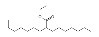 Diheptylacetic acid ethyl ester structure