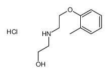 2-hydroxyethyl-[2-(2-methylphenoxy)ethyl]azanium,chloride结构式