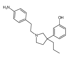 3-[1-(4-Aminophenethyl)-3-propyl-3-pyrrolidinyl]phenol picture