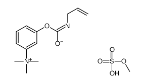 methyl sulfate,trimethyl-[3-(prop-2-enylcarbamoyloxy)phenyl]azanium Structure