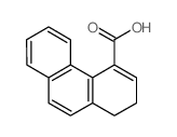 4-Phenanthrenecarboxylicacid, 1,2-dihydro- structure