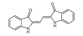 2-[2-(3-oxo-1H-indol-2-ylidene)ethylidene]-1H-indol-3-one Structure