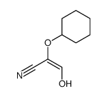 2-Propenenitrile,2-(cyclohexyloxy)-3-hydroxy-(9CI)结构式