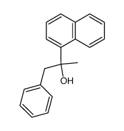 2-(α-Naphthyl)-1-phenyl-2-propanol Structure