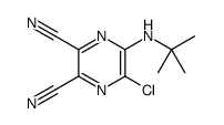 5-(tert-butylamino)-6-chloropyrazine-2,3-dicarbonitrile结构式
