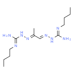 methylglyoxal bis(butylamidinohydrazone) Structure