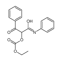 (1-anilino-1,3-dioxo-3-phenylpropan-2-yl) ethyl carbonate Structure