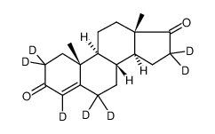 Androst-4-ene-3,17-dione-2,2,4,6,6,16,16-d7 Structure