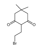 2-(2-bromoethyl)-5,5-dimethylcyclohexane-1,3-dione结构式