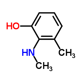 3-Methyl-2-(methylamino)phenol Structure