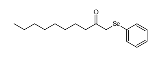 1-phenylseleno-2-decanone结构式