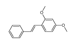 1-(2,4-dimethoxyphenyl)-2-phenylethene Structure