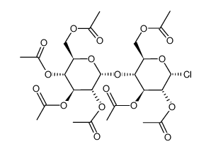 hepta-O-acetyl-α-maltosyl chloride Structure