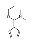 1-cyclopenta-2,4-dien-1-ylidene-1-ethoxy-N,N-dimethylmethanamine结构式